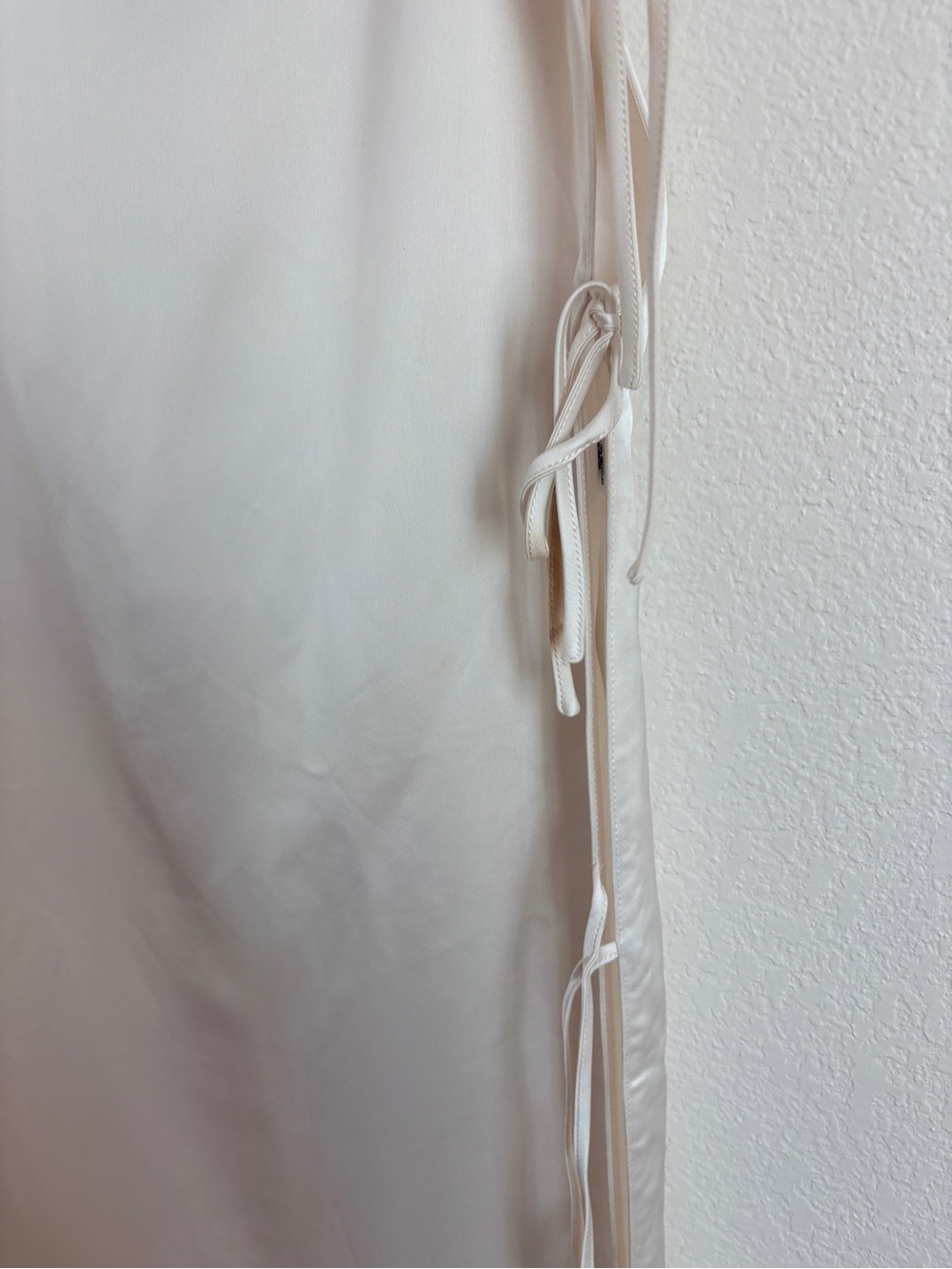 L’Academie Sleek White Tie-Side Maxi Dress - Picture 5 of 13